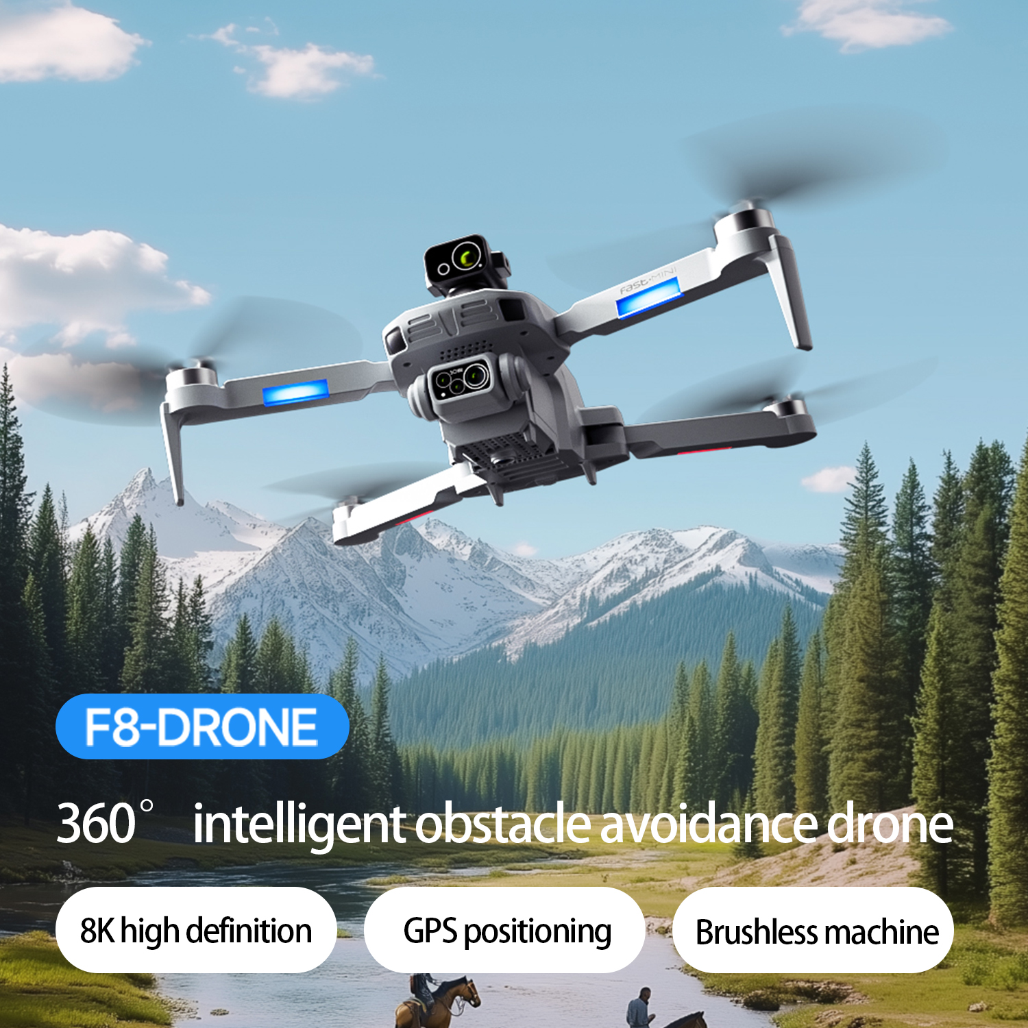 F8 MAX GPS Drone Professional  - Drone Gimbal Brushless recensione e prezzo