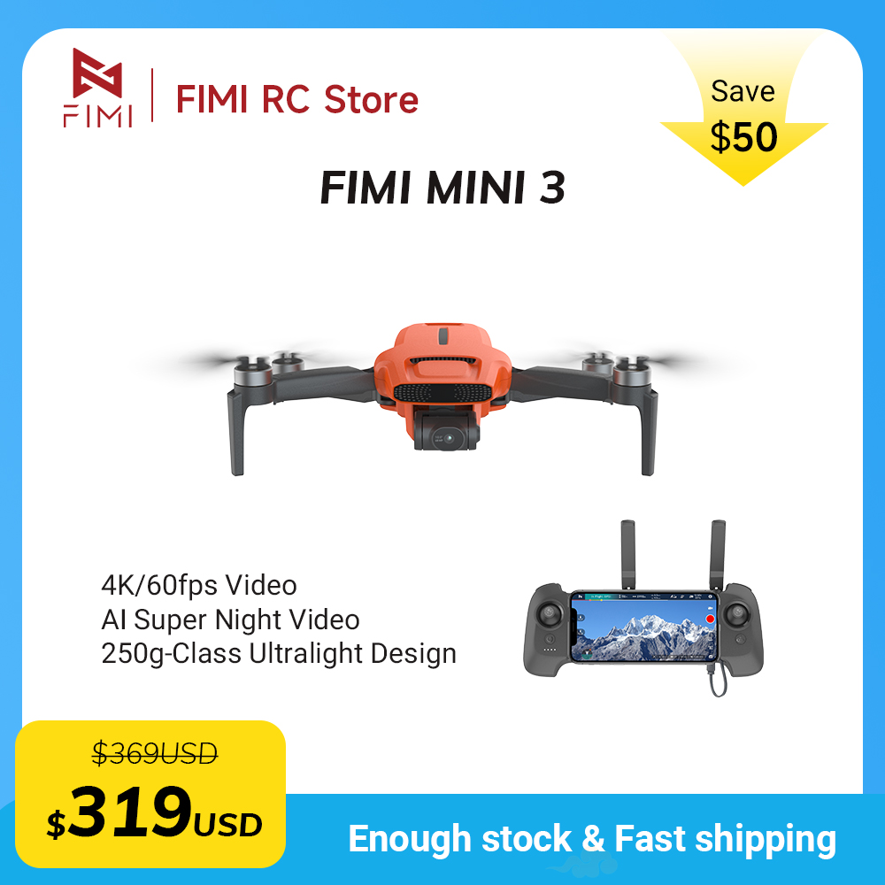 FIMI MINI 3 Camere drone 4K 60 - Drone Gimbal 3 Axis recensione e prezzo