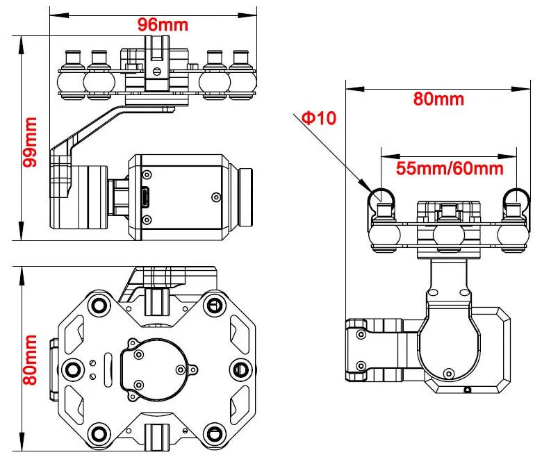 Tarot TL3T20 3-axis Gimbal 640 - Drone Gimbal 3 Axis recensione e prezzo